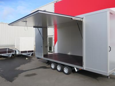 Proline sandwich Gesloten aanhangwagen tandemas 486x244x190cm 2600kg